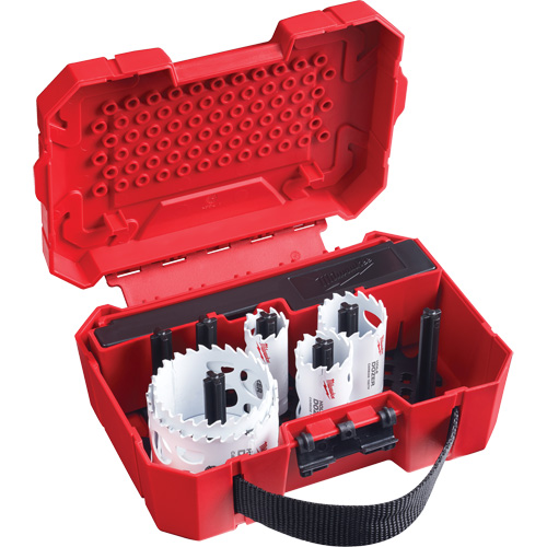 Hole Dozer Carbide Teeth Hole Saw Kit, 9 Pieces - Milwaukee 49-22-3079