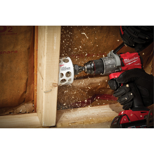 Hole Dozer Hole Saw, 6", 1-5/8" Depth of Cut, Carbide - Milwaukee 49-56-0749