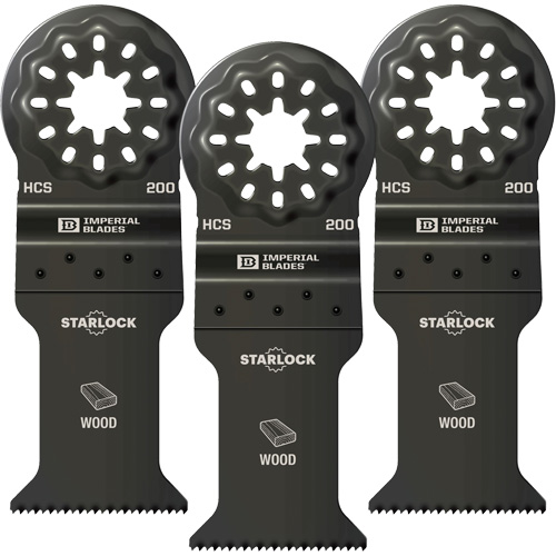 Lames standards pour le bois 1-3/8" Starlock - Imperial Blades IBSL200-3