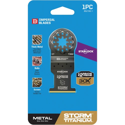 Starlock Carbide Extreme Storm Titanium Metal Blade - Imperial Blades IBSLT362-1