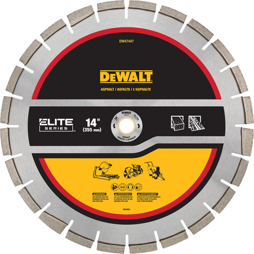 Lame au diamant segment&eacute;e pour asphalte XP7 - DEWALT DW47447