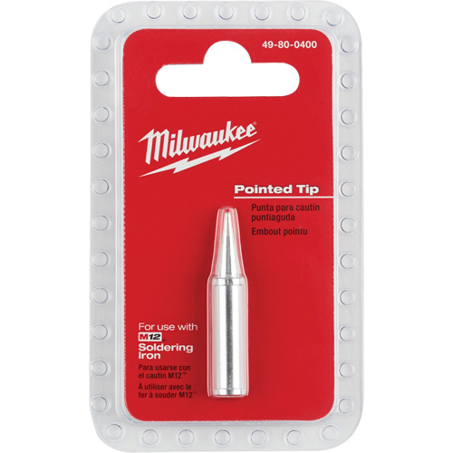M12 Soldering Iron Pointed Tip, Conical - Milwaukee 49-80-0400