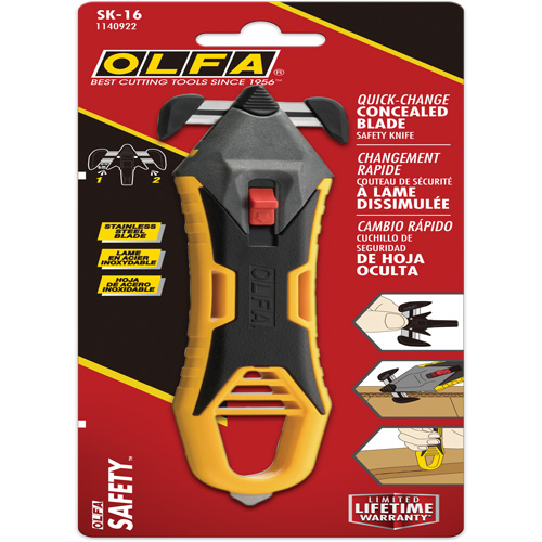Couteau de s&eacute;curit&eacute; &agrave; lame dissimul&eacute;e - Olfa 1140922