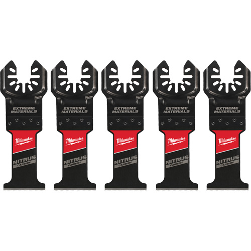 Lames multi-outils oscillantes Nitrus Carbide Extreme Materials Universal Fit Open-Lok - Milwaukee 49-25-1575CAN