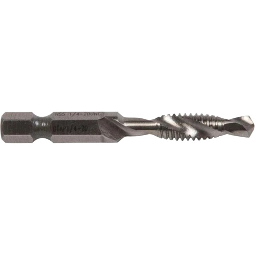 Foret/taraud, 1/4", Acier rapide - Greenlee DTAP1/4-20