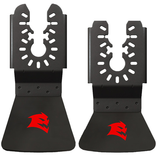 Jeu de grattoirs oscillants en acier &agrave; teneur &eacute;lev&eacute;e en carbone de taille universelle pour le retrait d'adh&eacute;sif - Diablo DOUSCRP2