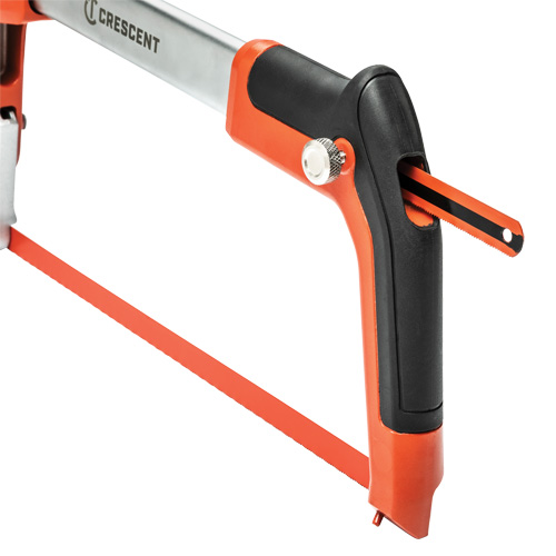Scie &agrave; m&eacute;taux &agrave; tension rapide avec poign&eacute;e &agrave; double mat&eacute;riau, 12", Prise Ergonomique - Crescent CTHACK