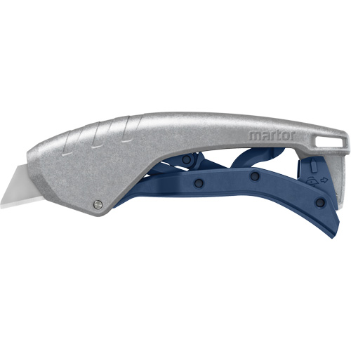 Couteau de s&eacute;curit&eacute; r&eacute;tractable Secunorm 610 XDR, 18 mm, Acier inoxydable, Robuste - Martor 610002
