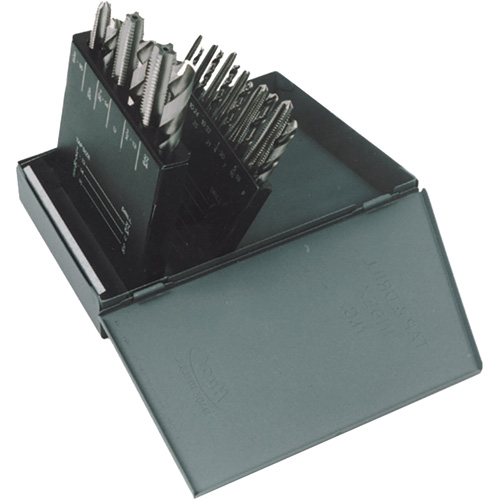 HT18 Jobber Length Drill Bit & Plug Hand Tap Set, 18 Pieces - Walter Surface Technologies 330083