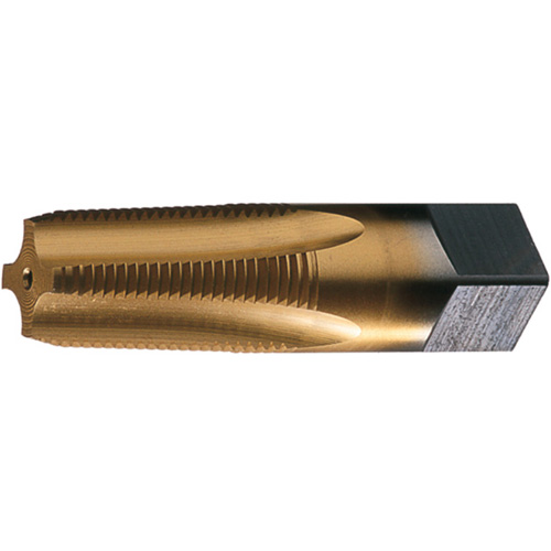 PTT-TN Semi-Bottoming Pipe Tap, 1-1/2"-11.5, 7 Flutes, 4-1/4" L, Taper, High Speed Steel - Walter Surface Technologies 385681