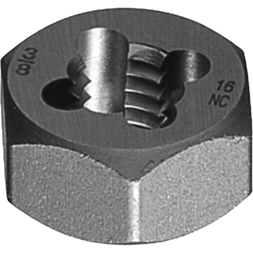 Fraise &agrave; refileter hexagonale 0650 CLE-LINE, dia. 0,5938", Filet de 1/4"-20, Acier au carbone - Walter Technologies Pour Surface C65601