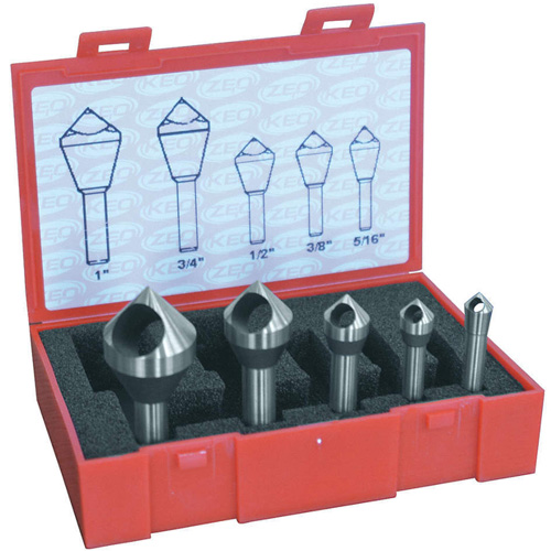 CLEVELAND 3001 Countersink & Deburring Tool Set - Walter Surface Technologies C94593