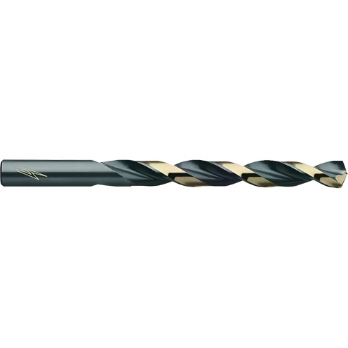 Thunderbit&reg; T3HD Black & Bronze Jobber Drill Bit, High Speed Steel, I, 4-1/8" L, 2-7/8" Flute, 135° Point Angle - Walter Surface Technologies 012709