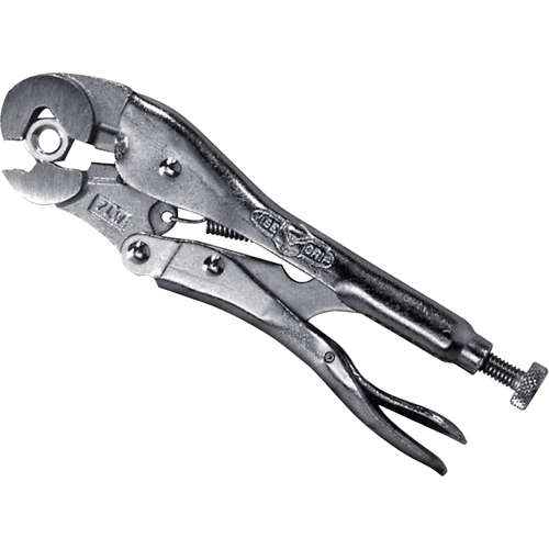 Vise-Grip&reg; Locking Wrench Pliers with Wire Cutter, 7" Length, Curved Jaw - Irwin 04