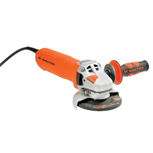 Mini-Plus Grinder, 5", 120 V, 9.5 A, 2800 - 10500 RPM - Walter Surface Technologies 30A255