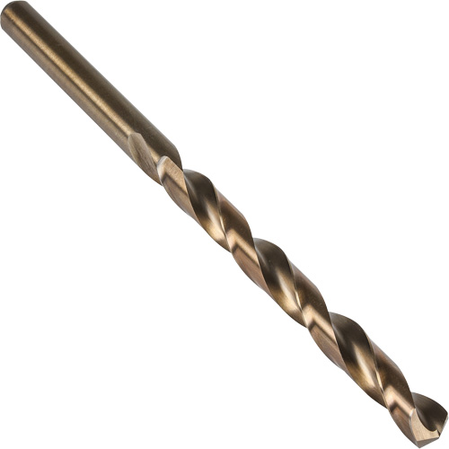 Taper Length Drill Bit, 15/32", High Speed Cobalt, 4-3/4" Flute, 135° Point - Precision 051330