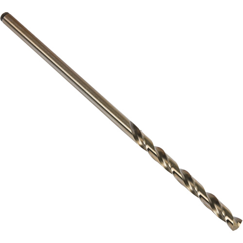 Extra Length Aircraft Extension Drill Bit, #3, High Speed Cobalt, 2-1/2" Flute, 135° Point - Precision 5996037