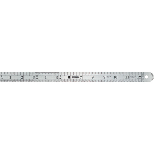 Industrial Precision Flexible Ruler, 13" L, Steel - General Tools 1201ME