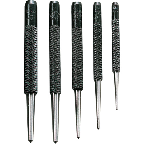 Jeu de pointeaux centreurs, 5 morceaux - General Tools SPC74