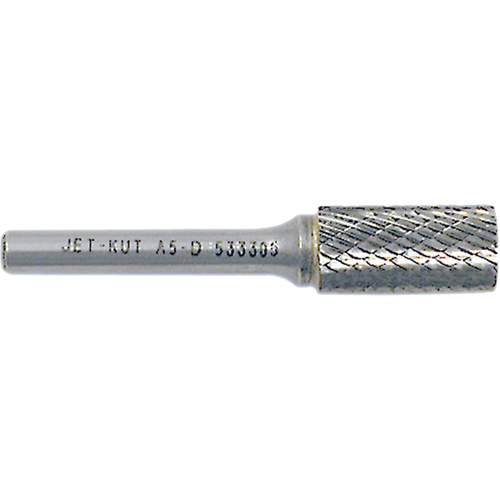 Fraise cylindrique, 5/8" Dia., 1/4" Tige, 1" Prof. de la coupe - JET 533306