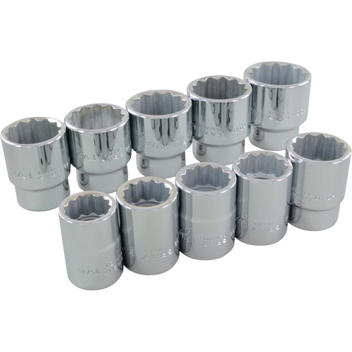 Jeu de douilles SAE, 10 Mcx, Prise de 3/4" - Gray Tools 45110