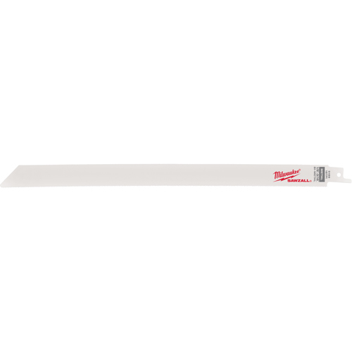 Lame Sawzall, Bim&eacute;tal, 18 Dents par pouce, 12" lo x 3/4" la - Milwaukee 48-01-7189