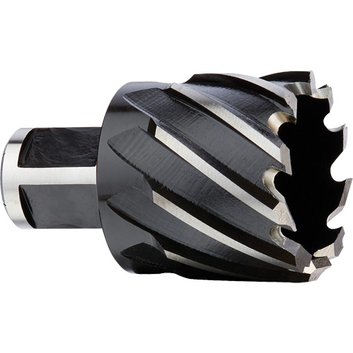 Annular Cutter, 1-1/4" Diameter, High Speed Steel, 1" Depth of Cut, 3/4" Shank - Milwaukee 49-59-1250