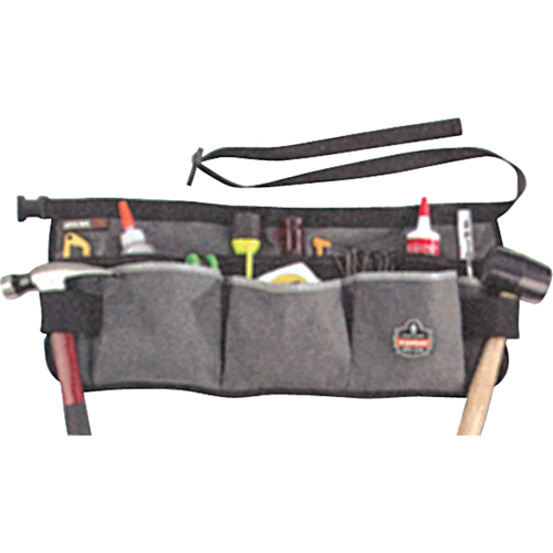 Petits tabliers &agrave; 13 pochettes, Toile, Gris - Ergodyne 13695