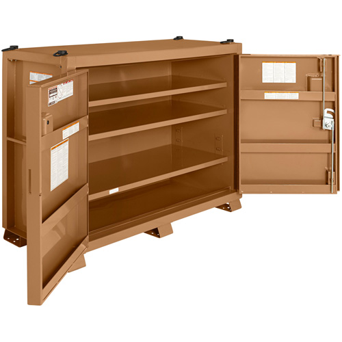 Monster Box Cabinet, Steel, 52 Cubic Feet, Beige - Knaack 1020