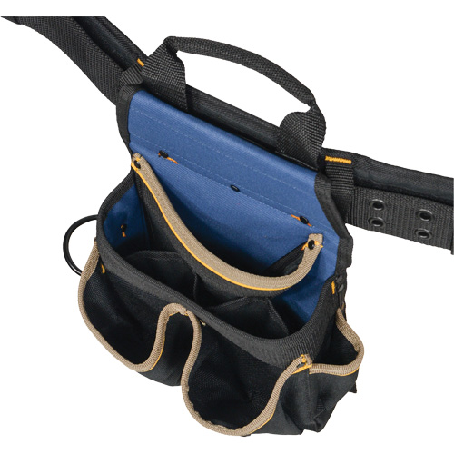 20 Pocket Tool Belt Combo, Polyester, Black - Kuny's EL1609
