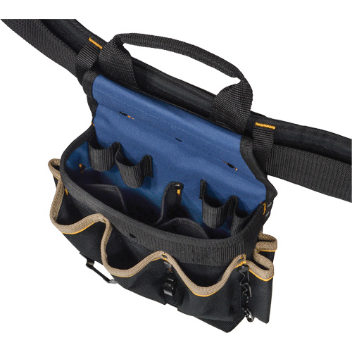 20 Pocket Tool Belt Combo, Polyester, Black - Kuny's EL1609