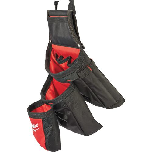 Contractor Work Belt With  Suspension Rig, Nylon, Black - Milwaukee 48-22-8120