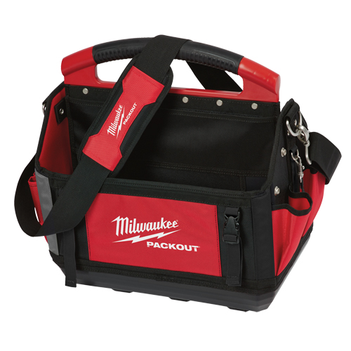 Packout Tote, Ballistic Nylon, 31 Pockets, Black/Red - Milwaukee 48-22-8315