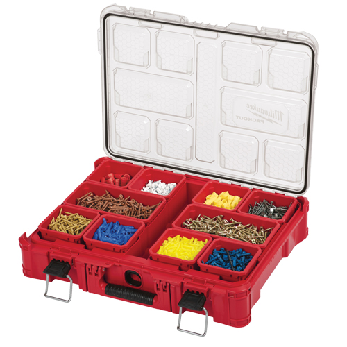 Organisateur Packout, 20" x 15" x 5", Noir/Rouge - Milwaukee 48-22-8430