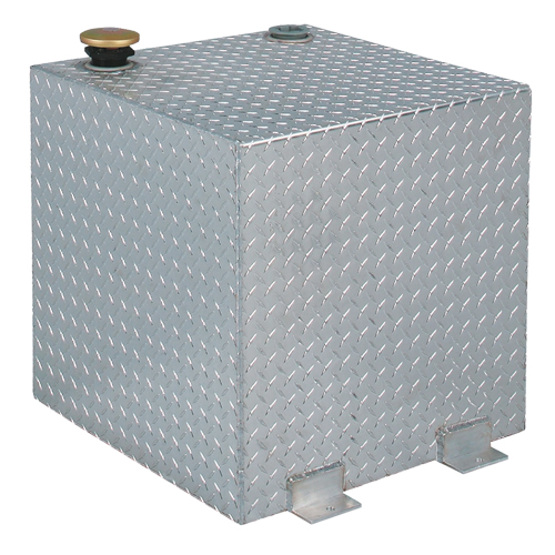 R&eacute;servoir de transfert pour carburant en aluminium, Aluminium, Capacit&eacute; 50 gal., Argent - Jobox By Crescent 439000