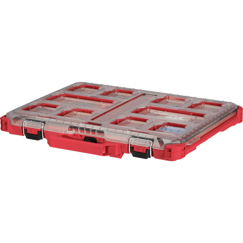 Packout Low-Profile Organizer, 19-3/4" x 16-2/5" x 2-1/2", Black/Red - Milwaukee 48-22-8431