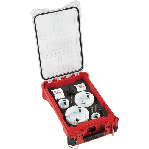 Packout Hole Dozer Hole Saw Kit, 10 Pieces - Milwaukee 49-22-5607