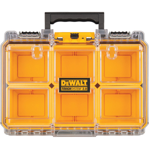 Organisateur compact profond ToughSystem 2.0, 14-1/2" x 10-1/2" x 5-1/5", Jaune - DEWALT DWST08020