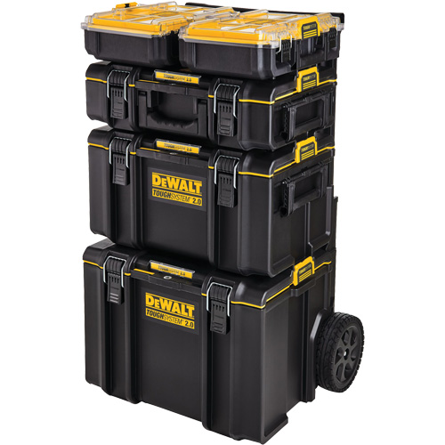 Organisateur compact profond ToughSystem 2.0, 14-1/2" x 10-1/2" x 5-1/5", Jaune - DEWALT DWST08020