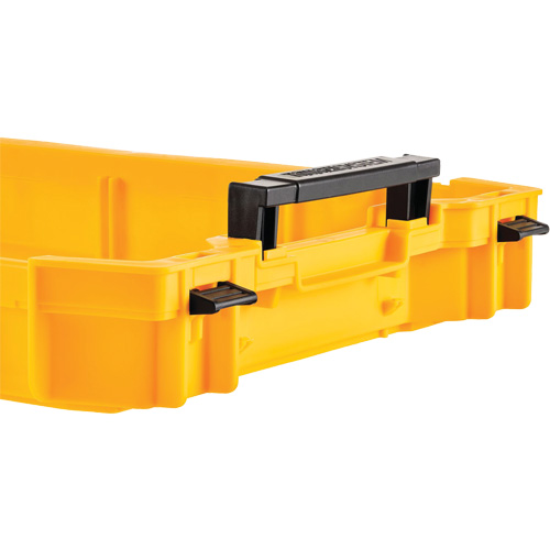 ToughSystem&reg; Shallow Tool Tray, 18-2/5" x 12" x 2-1/3", Yellow - DEWALT DWST08110