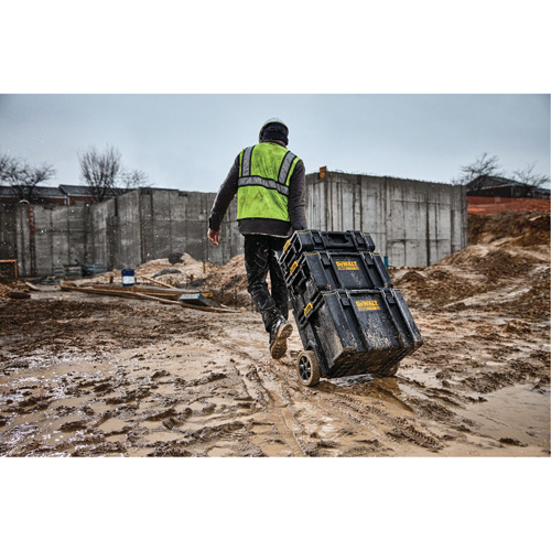 Boîte &agrave; outils ToughSystem 2.0, 21-3/4" x 14-3/4" x 7", Noir - DEWALT DWST08165