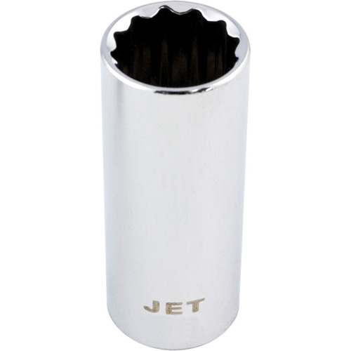 Socket, 8 mm, 3/8" Drive, 6 Points, Deep - JET 671708