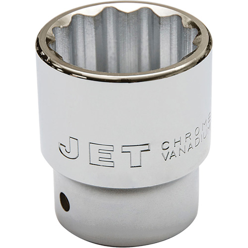 Chrome Socket, 27 mm, 3/4" Drive, 12 Points - JET 673627