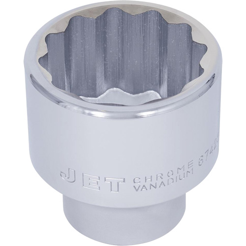 Chrome Socket, 2-15/16", 1" Drive, 12 Points - JET 674247