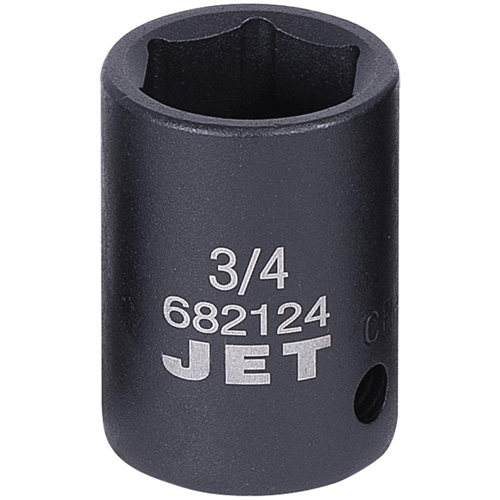 SAE Socket, Impact, 3/4", 1/2" Drive, 6 Points - JET 682124