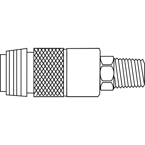 Raccords Unisafe types universels s&eacute;curitaires 5-en-1, Acier zingu&eacute; - Topring 20.648