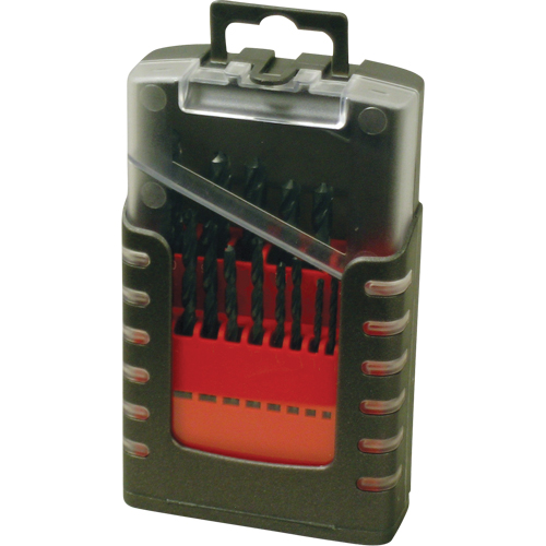 CLE-FORCE Drill Sets, 15 Pieces, High Speed Steel - Walter Surface Technologies C69035