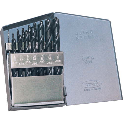 CLE-FORCE Drill Sets, 21 Pieces, High Speed Steel - Walter Surface Technologies C69036