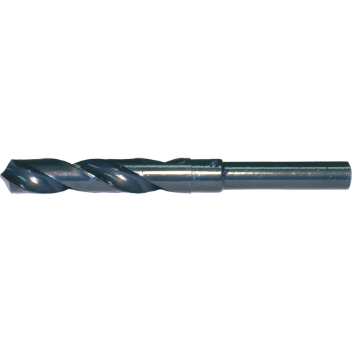 CLE-LINE 1/2" Reduced Shank Drill Bit, 61/64", High Speed Steel, 3-1/8" Flute, 118° Point - Walter Surface Technologies C17059
