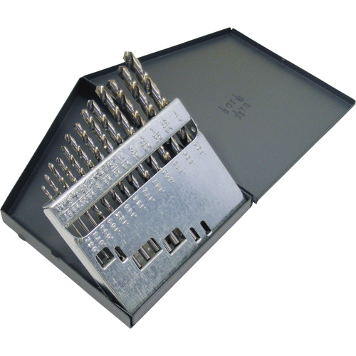 CLE-LINE Drill Sets, 13 Pieces, High Speed Steel - Walter Surface Technologies C21104